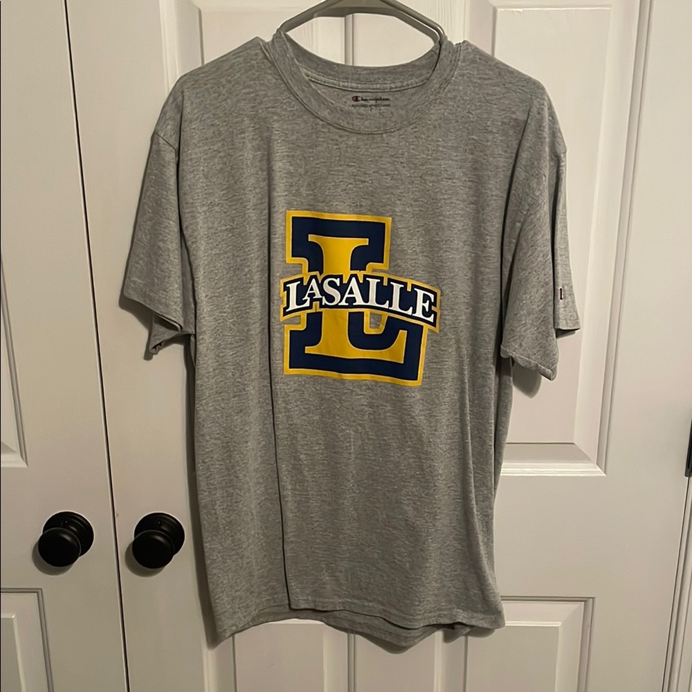 Champion Gray T-Shirt with LaSalle Logo